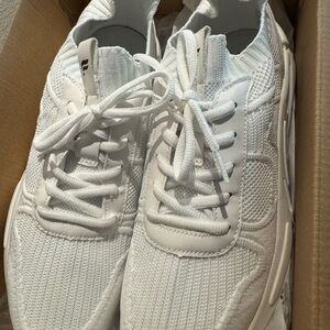 Fabletics Women's Sneakers - White and Blue